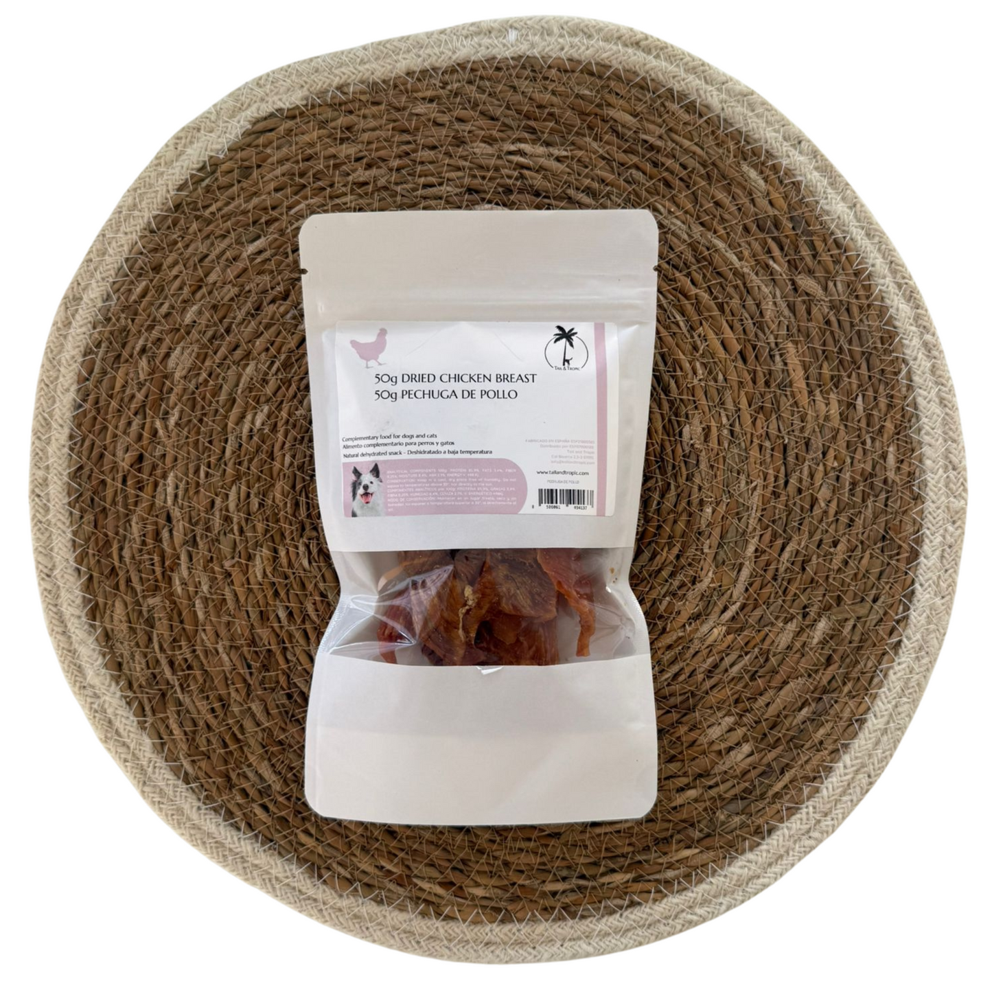 50g CHICKEN BREAST - Dehydrated natural treat for dogs