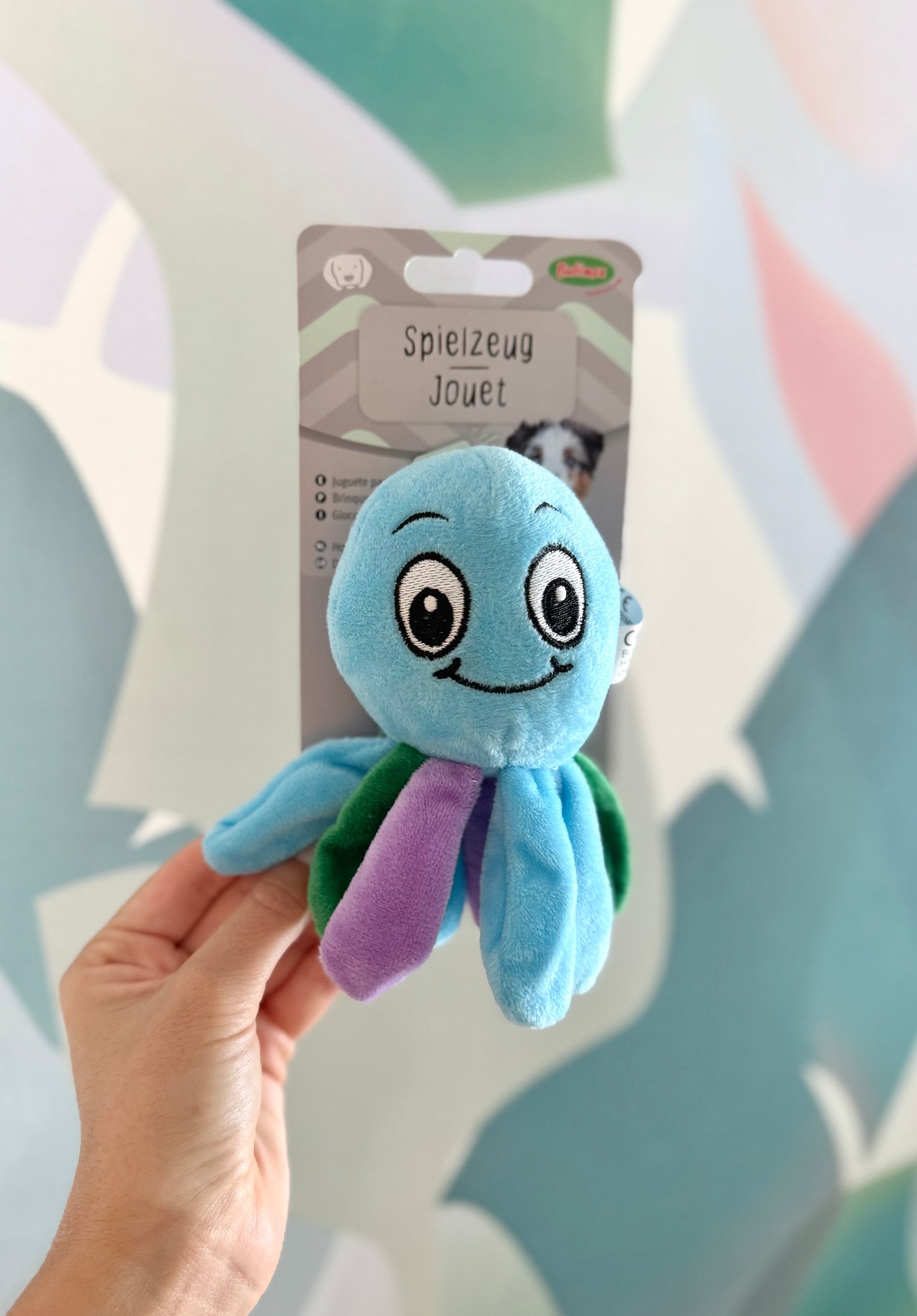Plush Octopus Toy with sound - Tail & Tropic