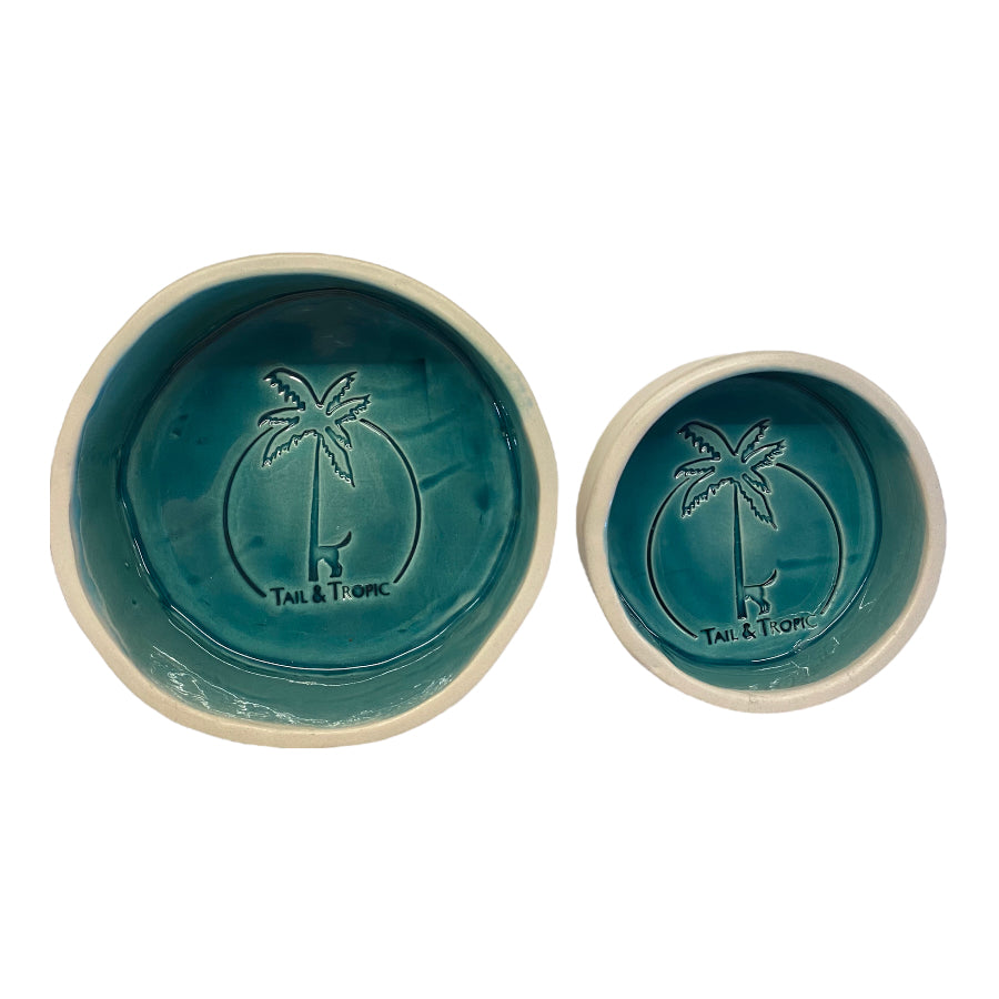 HANDMADE CERAMIC PET BOWL