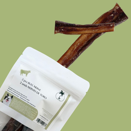 2pcs BULL PIZZLE/NERVE - Dehydrated natural snack for dogs