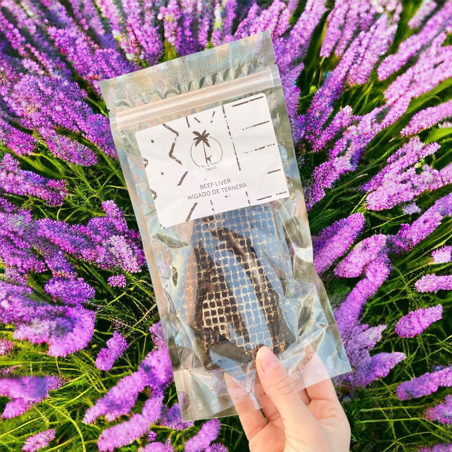 DRIED BEEF LIVER - Dehydrated natural snack for dogs