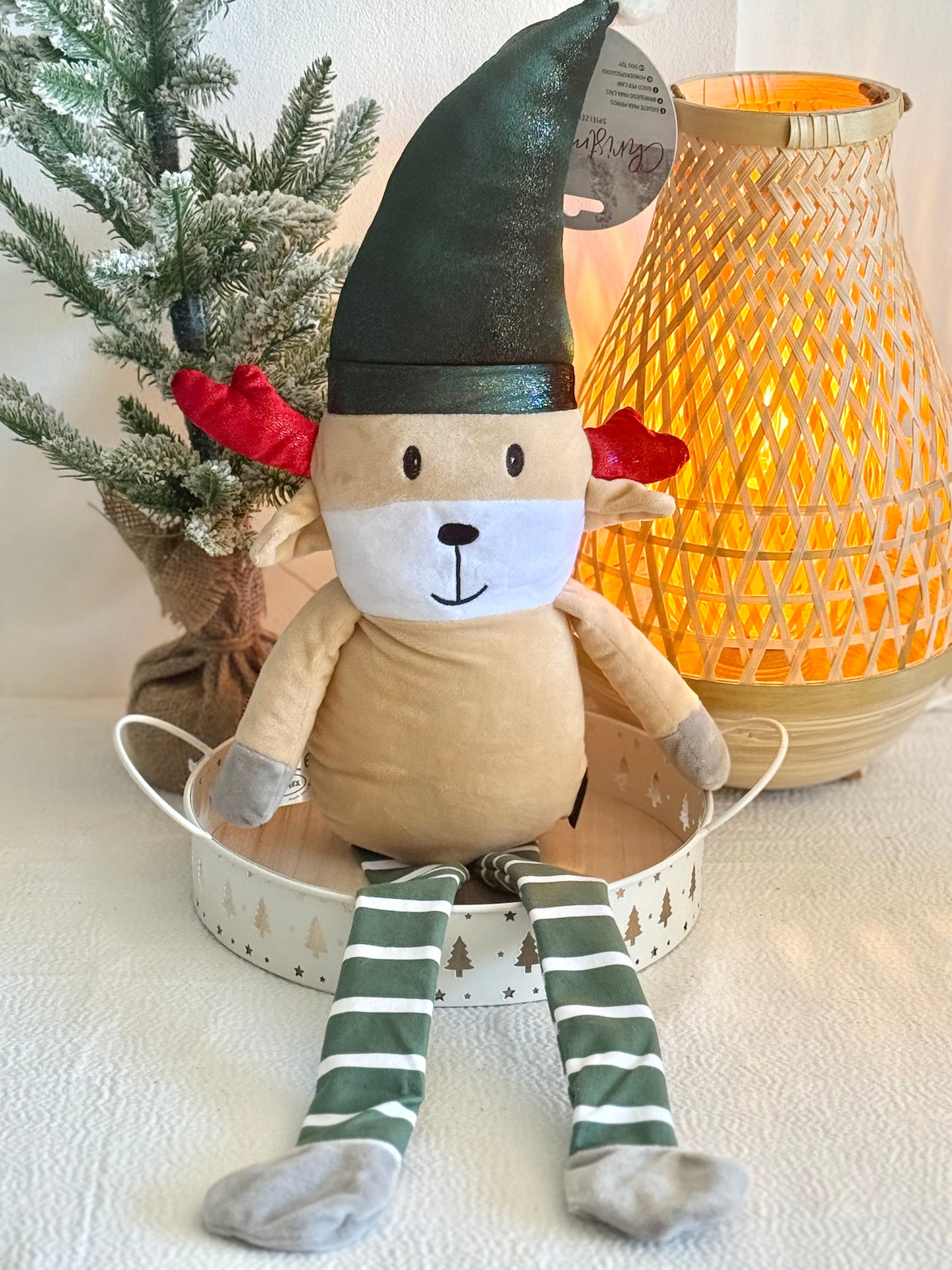 XMAS Reindeer Plush Toy – XXL 80 cm - Tail and Tropic