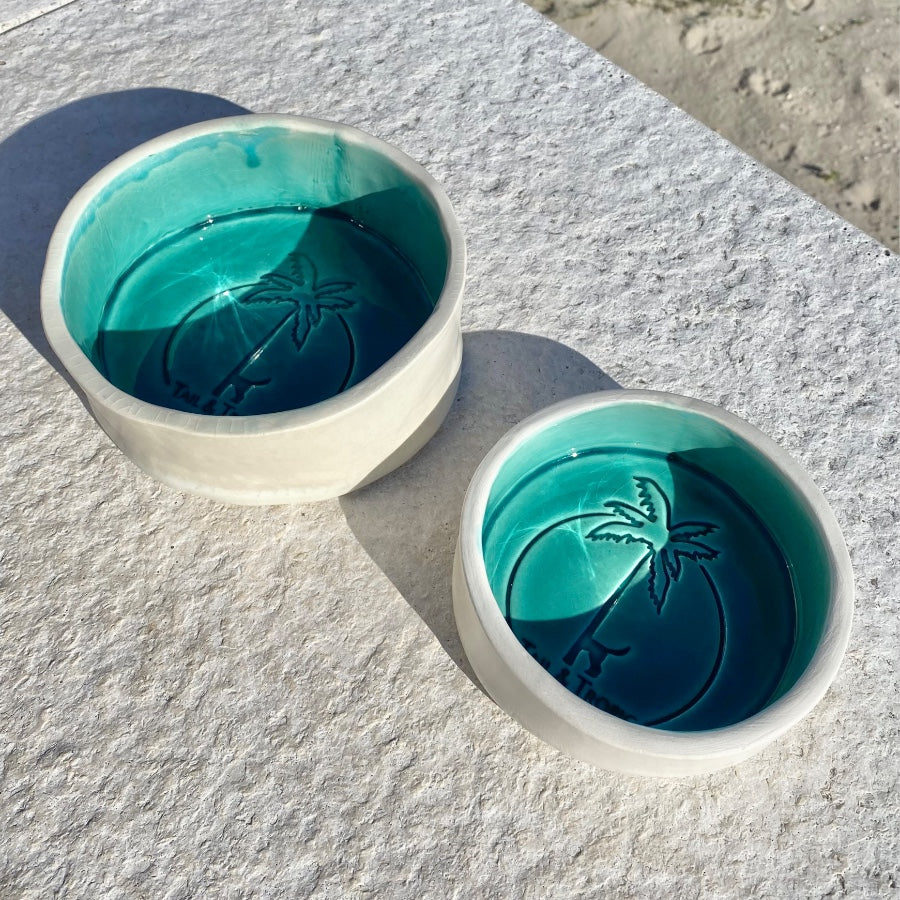 HANDMADE CERAMIC PET BOWL