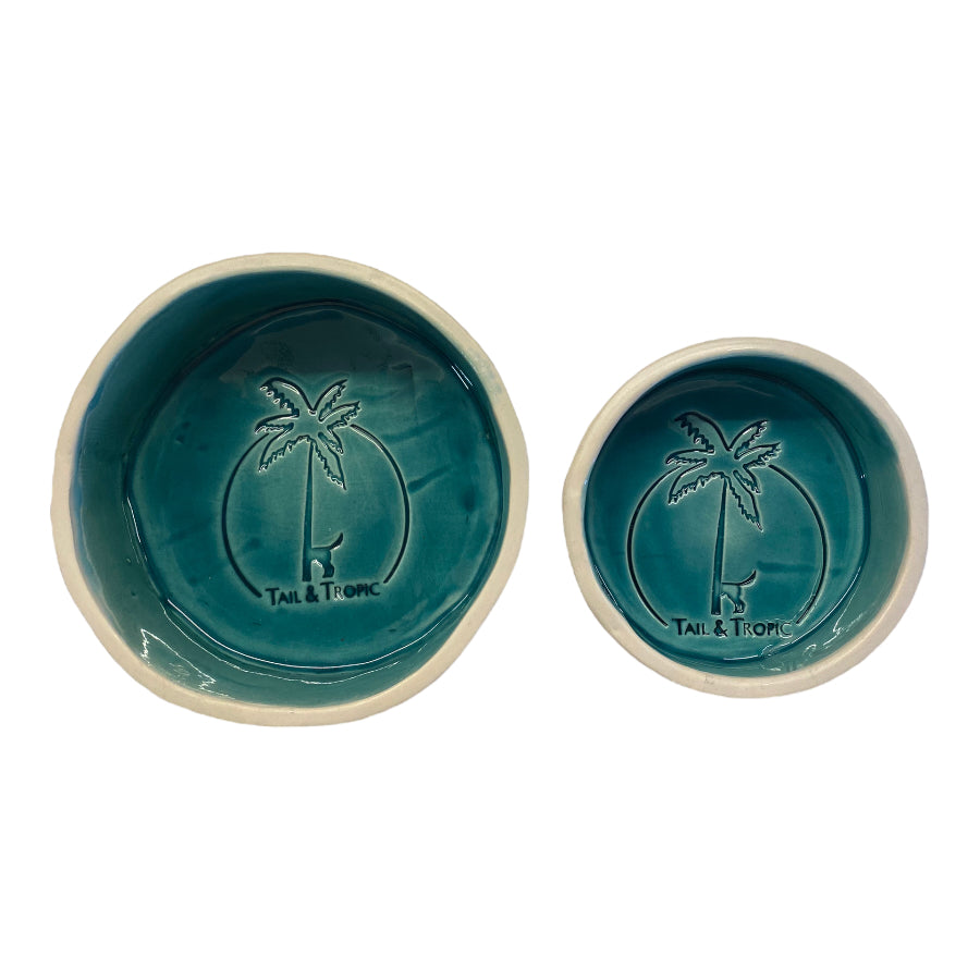 HANDMADE CERAMIC PET BOWL