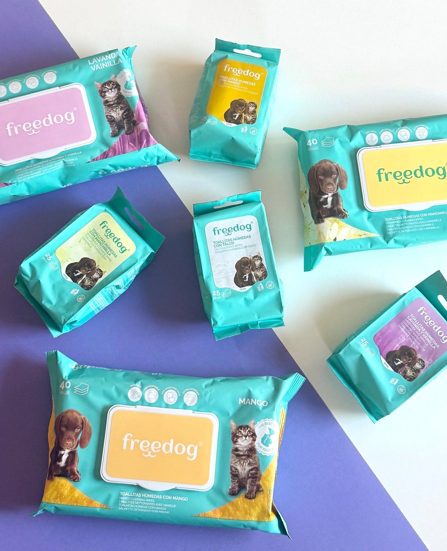 Freedog Wet Wipes with Citronella – 40 pcs o 25 pcs (pocket) - Tail and Tropic
