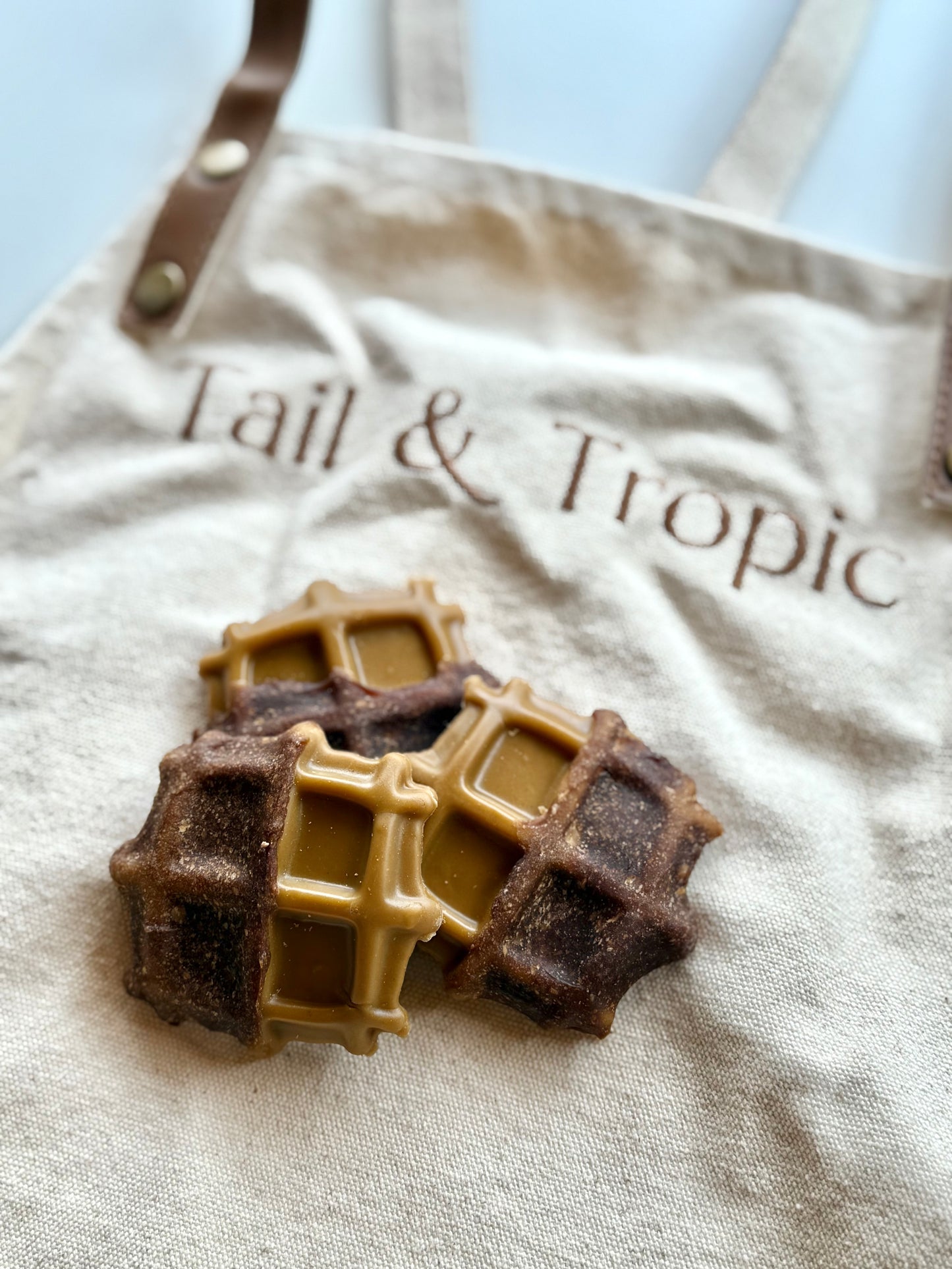Gourmet Chicken Waffle Dog Treat - Tail and Tropic