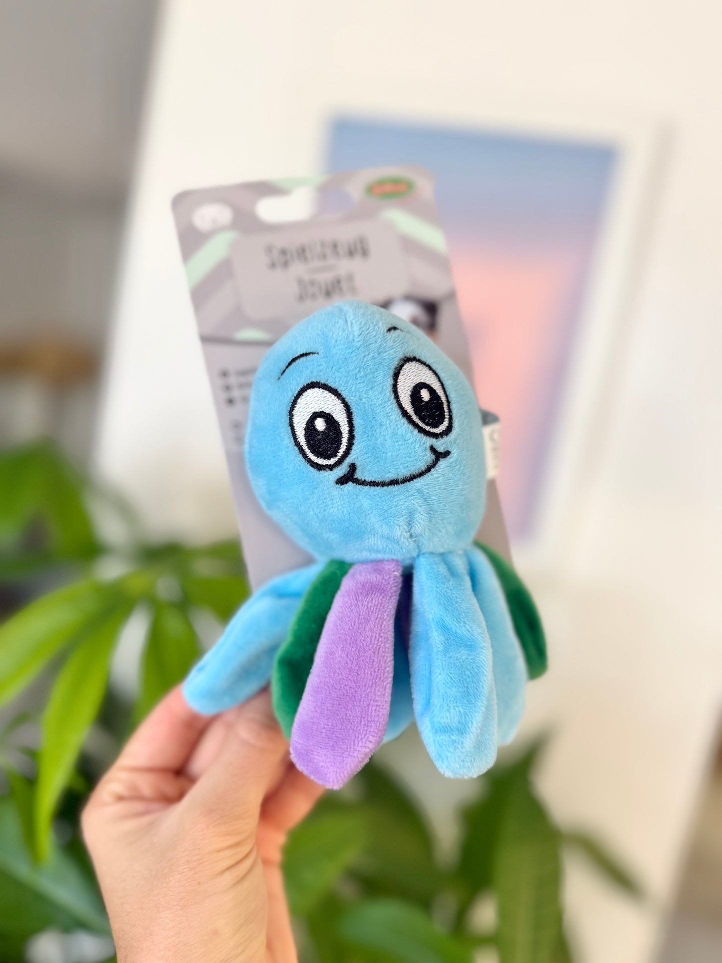 Plush Octopus Toy with sound - Tail & Tropic