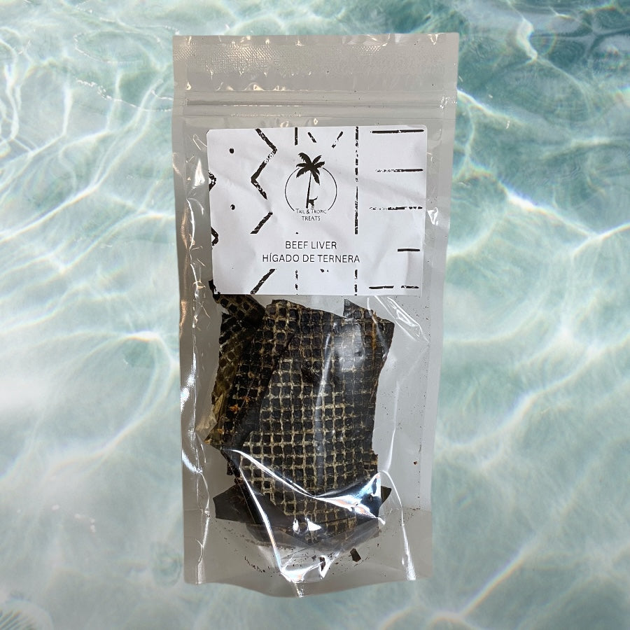 DRIED BEEF LIVER - Dehydrated natural snack for dogs