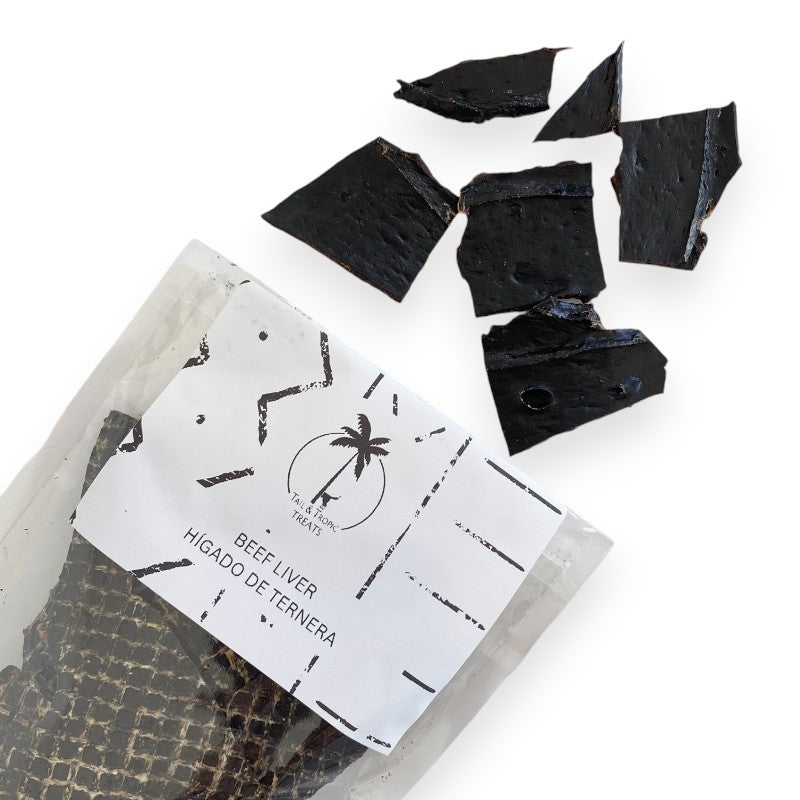 DRIED BEEF LIVER - Dehydrated natural snack for dogs