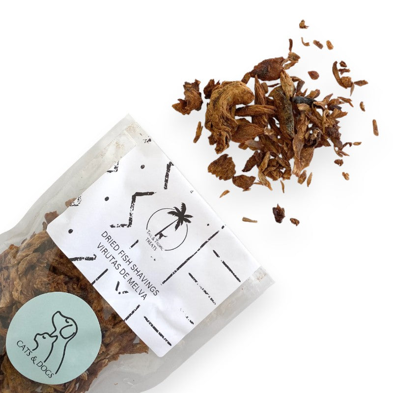 FISH SHAVINGS - Dehydrated natural snack for cats and dogs