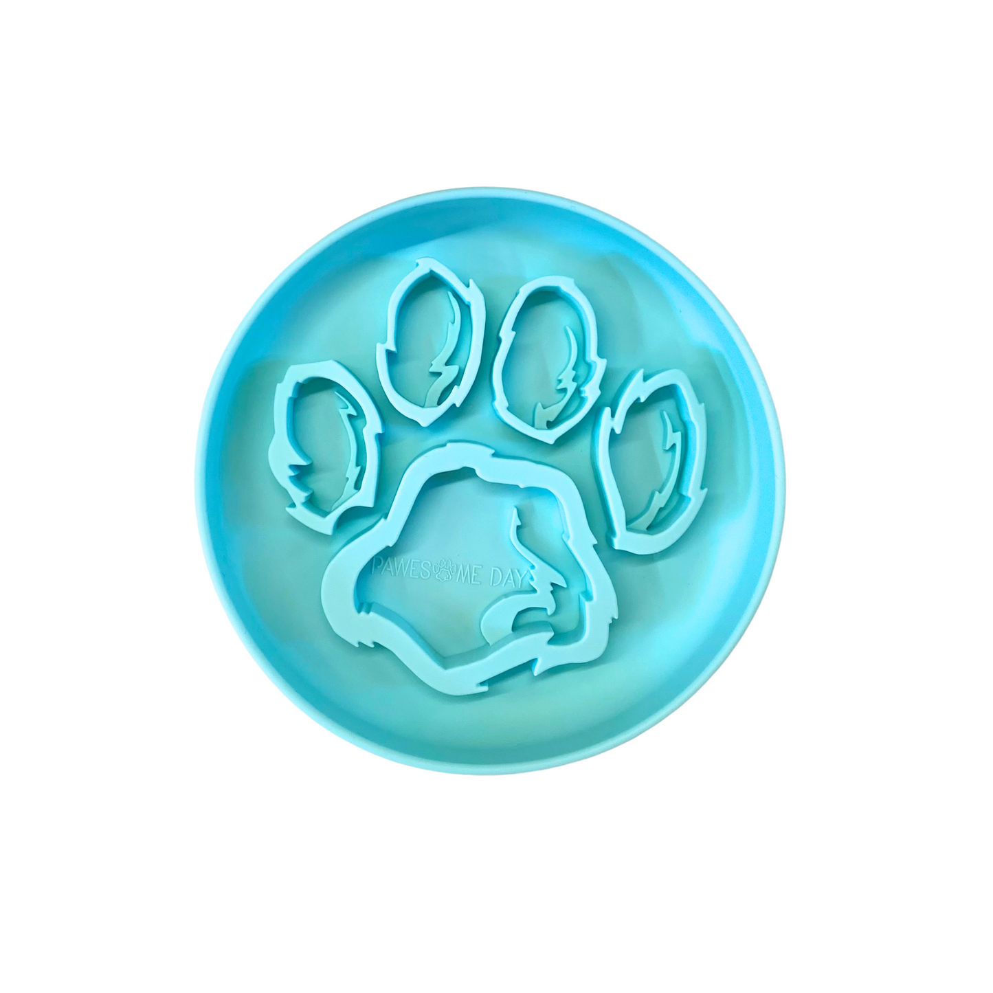 SLOW FEEDER - Ocean Blue Slow Feeder Dog Bowl - Tail and Tropic