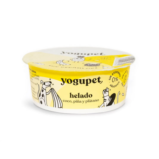 Yogupet Frozen Yogurt Ice Cream for Dogs & Cats – Coconut, Pineapple & Banana - Tail & Tropic