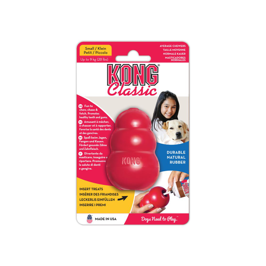 CLASSIC FILLABLE RED KONG - Entertainment Tail and Tropic toys