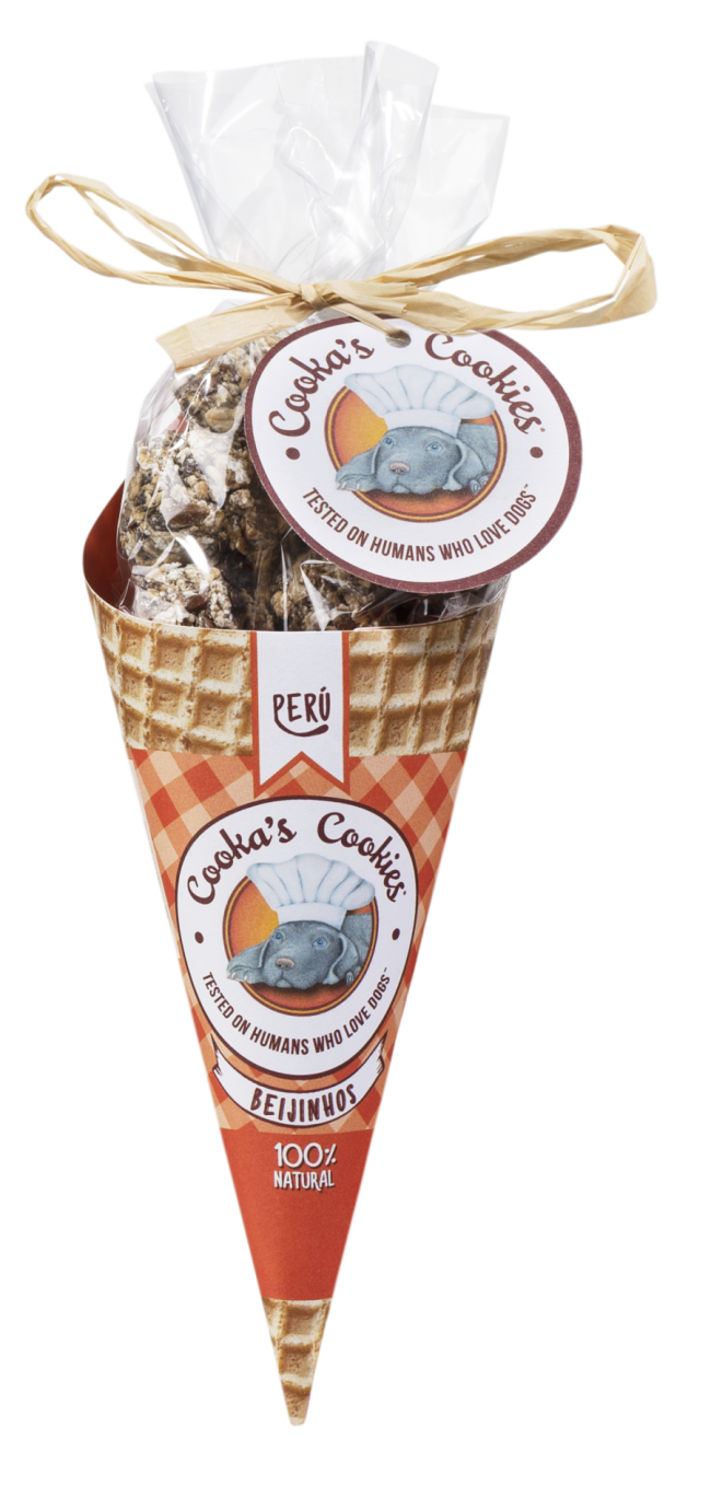 TURKEY KISSES - Handmade natural dog treats from Cookas Cookies - Tail & Tropic