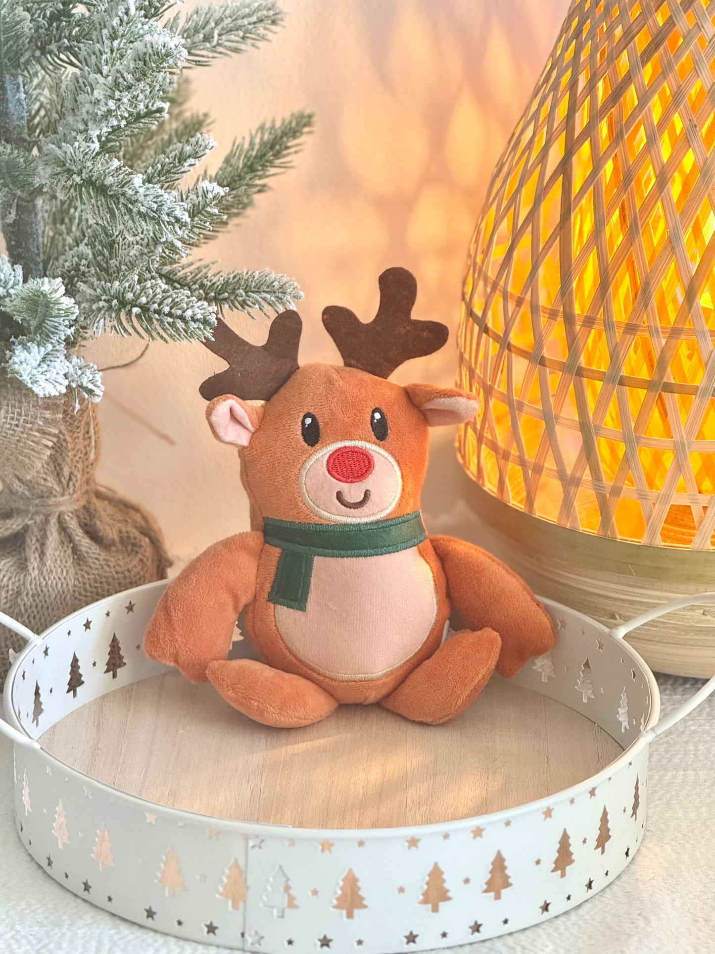 XMAS Cute Reindeer Plush – 17 cm - Tail and Tropic