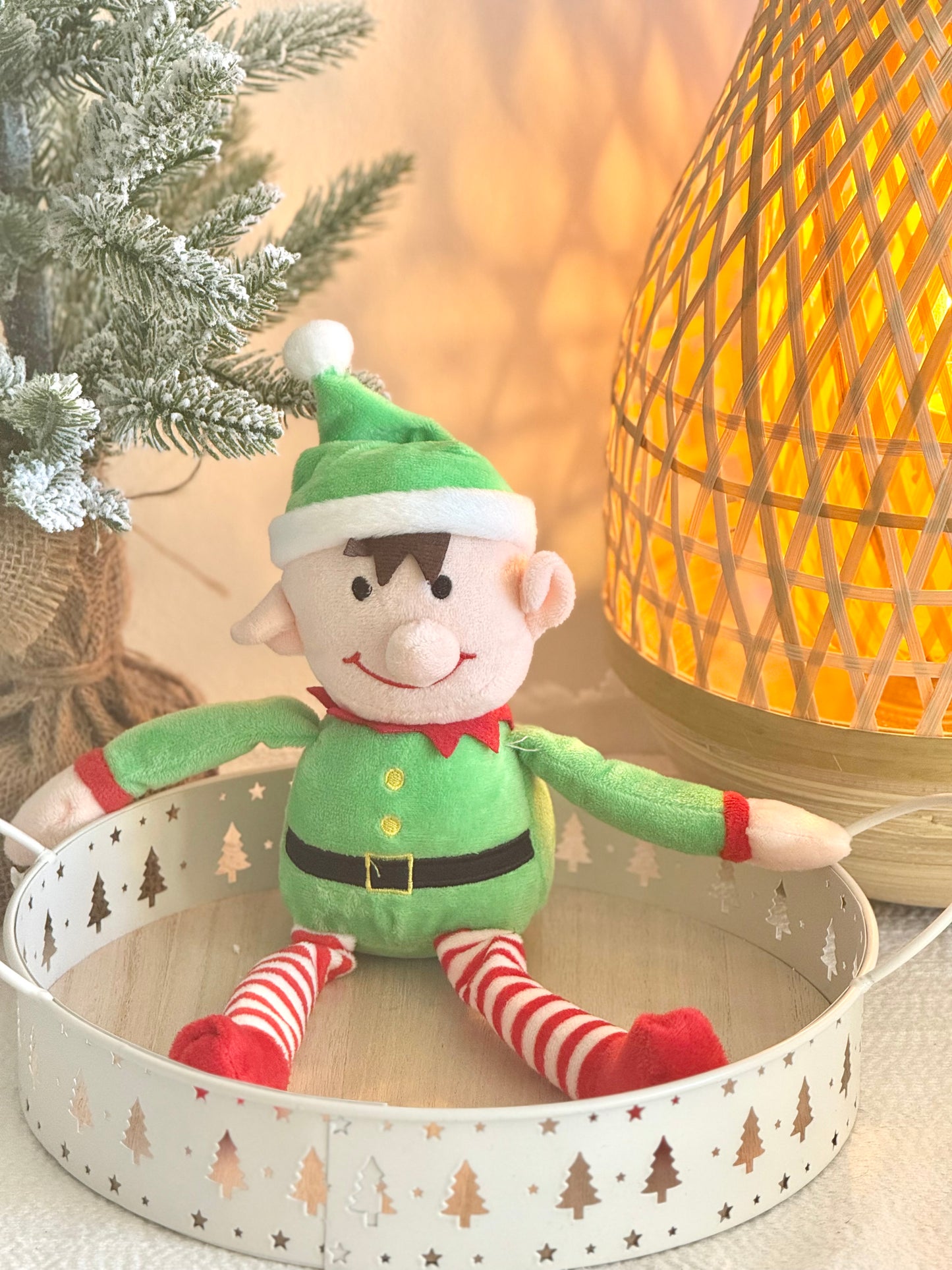 XMAS Mischievous Elf Plush – 30 cm - Tail and Tropic