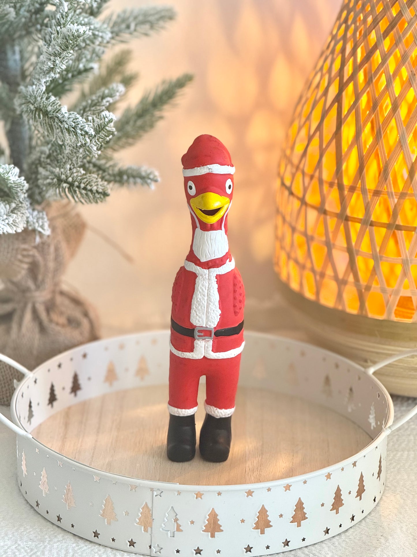 XMAS Chicken in Costume – Latex Toy - Tail and Tropic