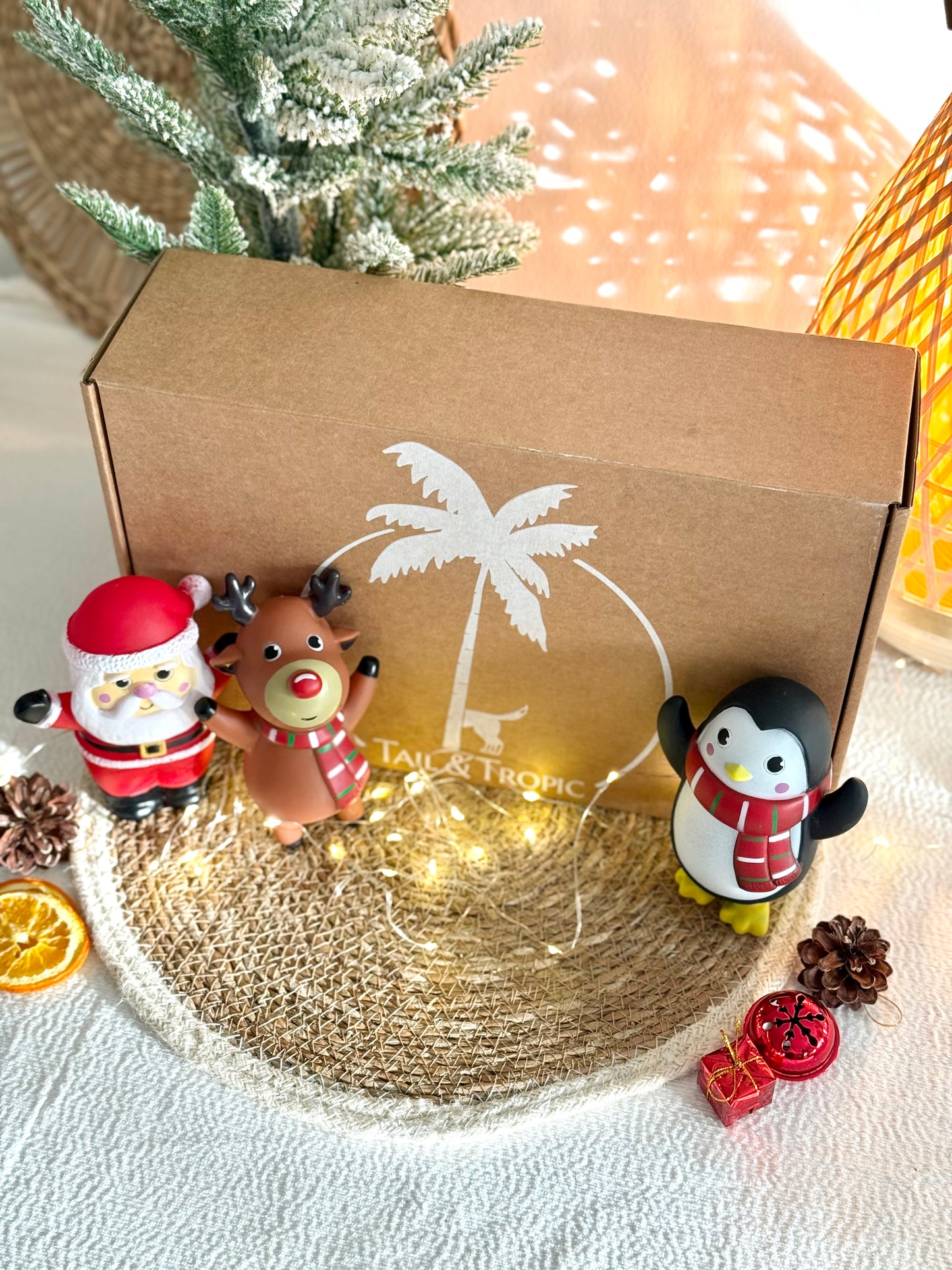 XMAS Santa Claus Vinyl Toy – 12 cm - Tail and Tropic