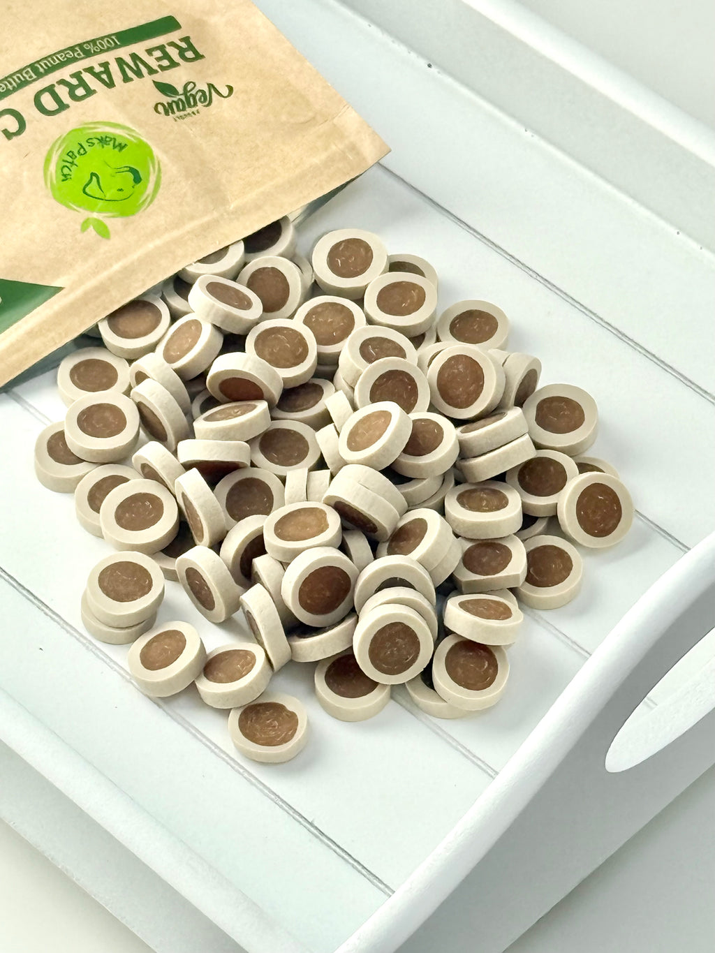 Peanut Butter Coins Training Treats Veggie 100g