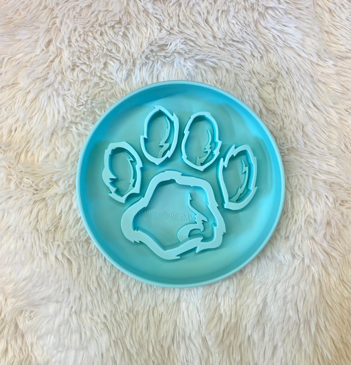 SLOW FEEDER - Ocean Blue Slow Feeder Dog Bowl - Tail and Tropic