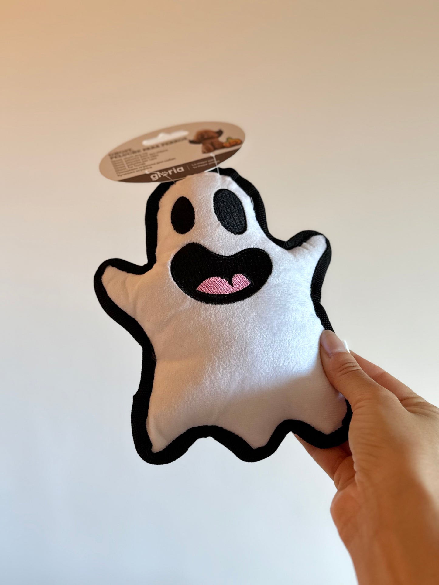 Halloween Ghost Dog Plush Toy – Tail & Tropic