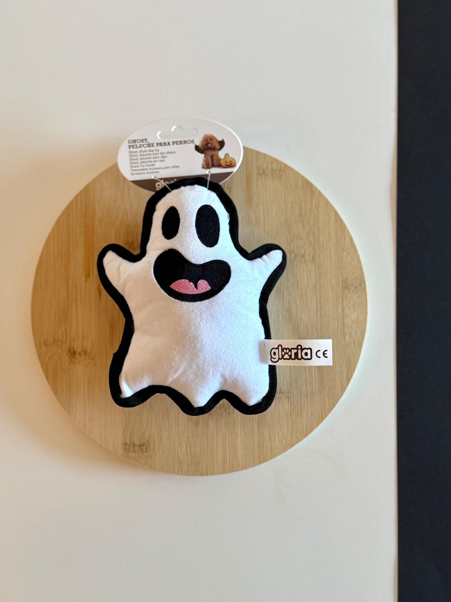 Halloween Ghost Dog Plush Toy – Tail & Tropic