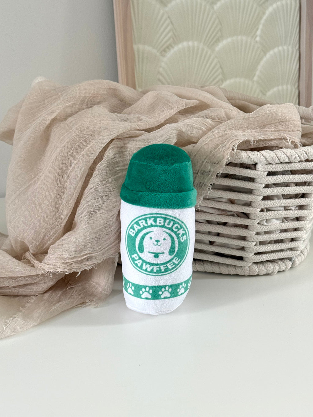 Barkbucks Pawfee Pupcup Plushy Toy