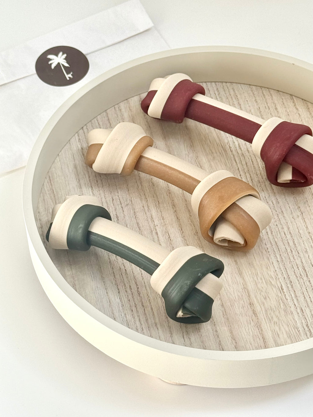 Large Veggie Knotted Bone