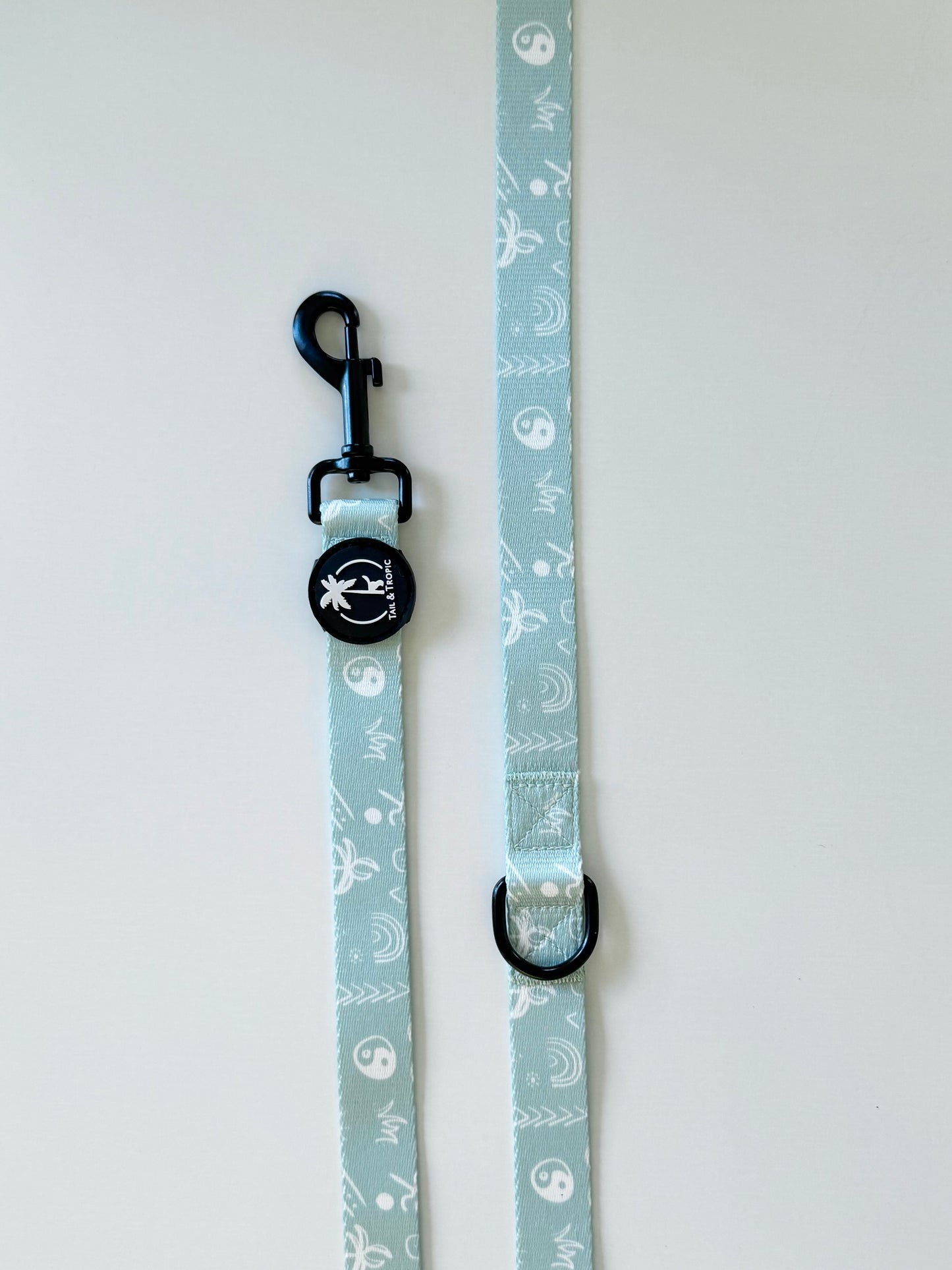 Correa Multiposición para Perros – Colección AURA 🌊 | Libertad Manos Libres en Azul Boho Mediterráneo – Tail & Tropic