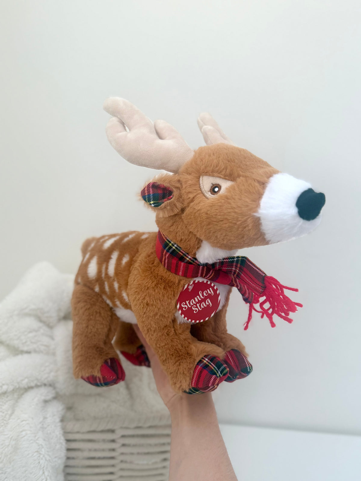 Stanley Stag Plush Dog Toy