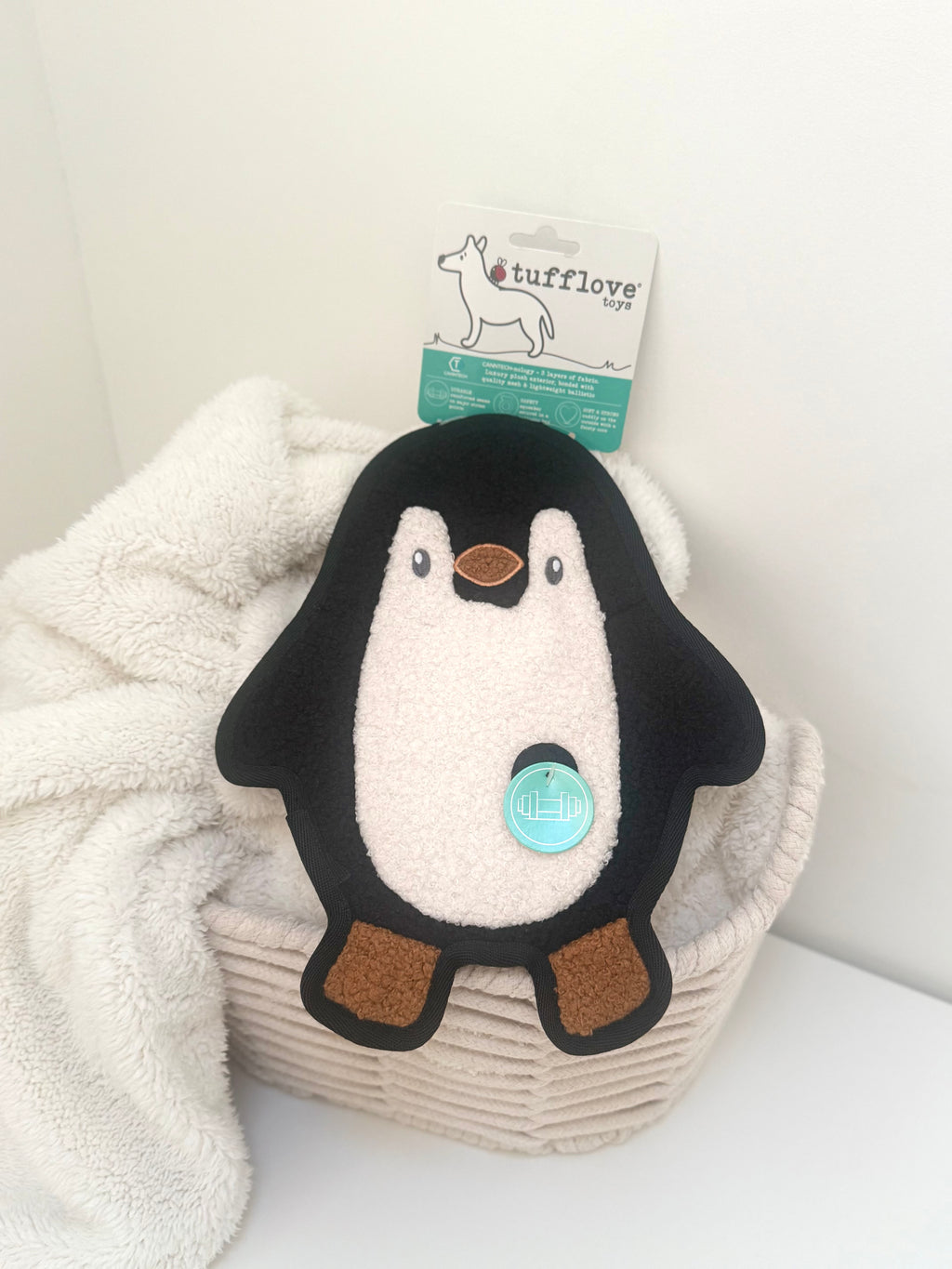 Tufflove Penguin Dog Toy