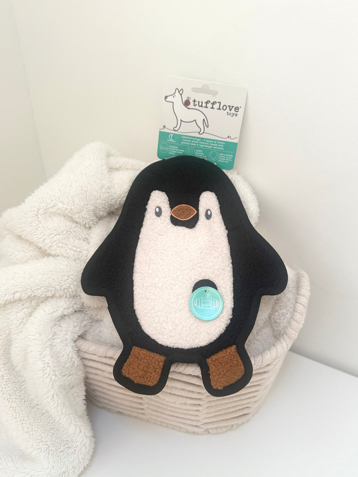Tufflove Penguin Dog Toy