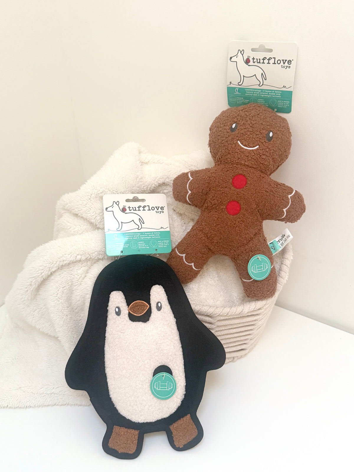 Tufflove Gingerbread Dog Toy