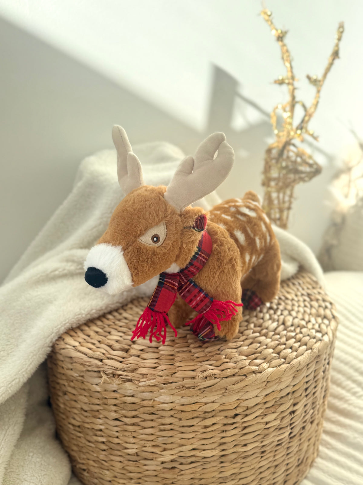 Stanley Stag Plush Dog Toy
