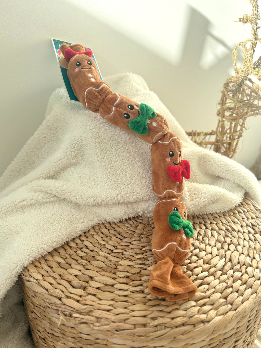 Christmas Cracker Hot Diggity Dog Toy
