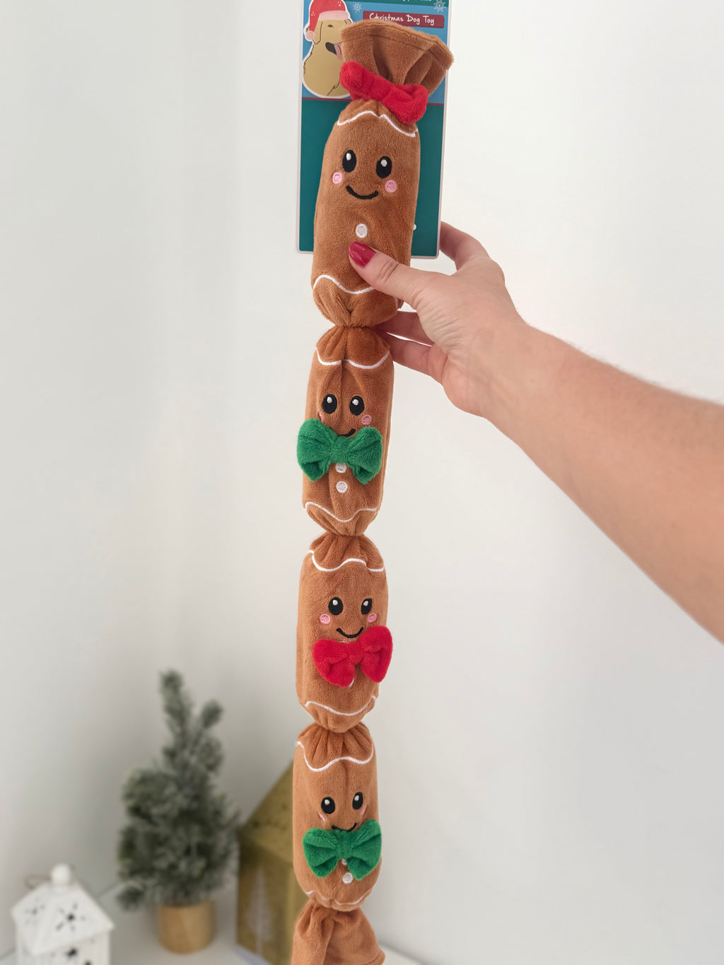 Christmas Cracker Hot Diggity Dog Toy
