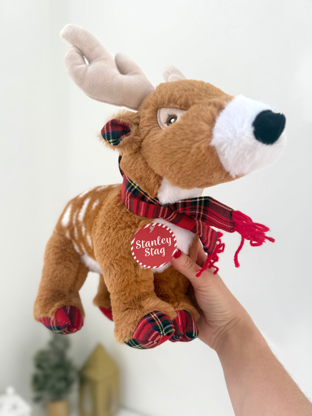 Stanley Stag Plush Dog Toy