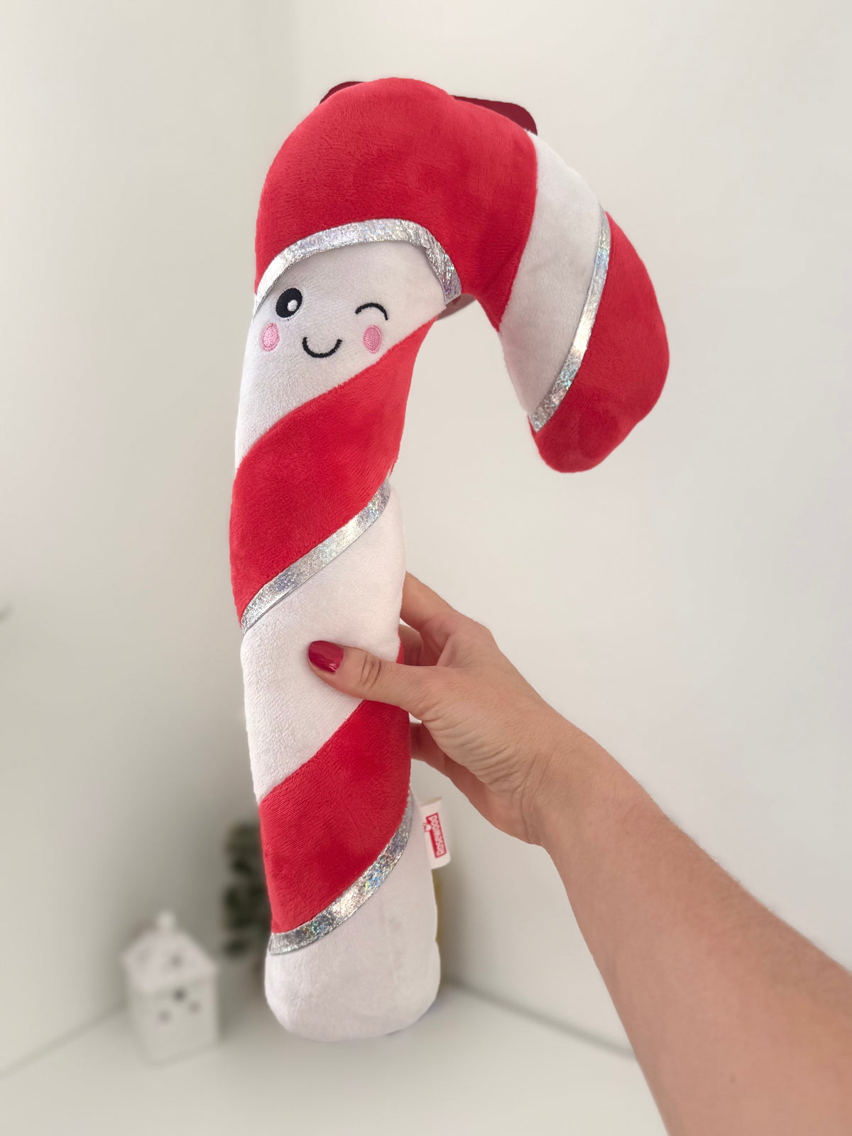 Big Candy Cane Rope Core Dog Toy