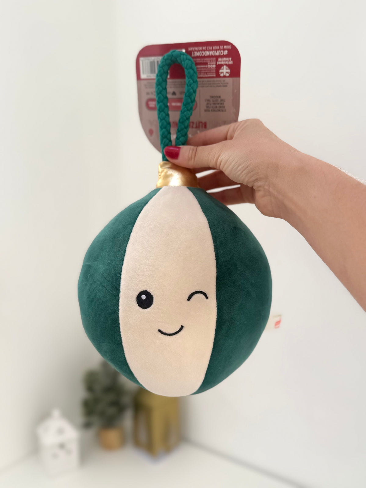 Bauble Giggling Dog Toy