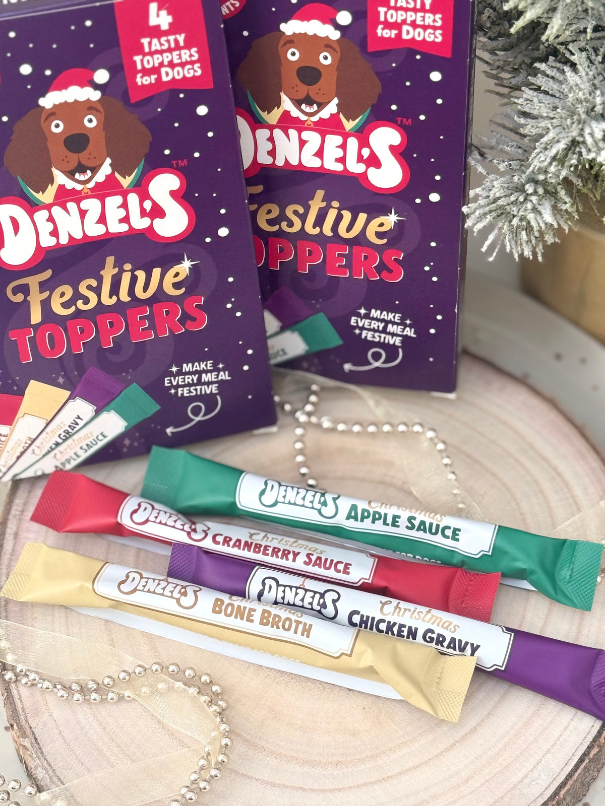 Denzel’s Christmas Dinner Toppers – 4 Pack