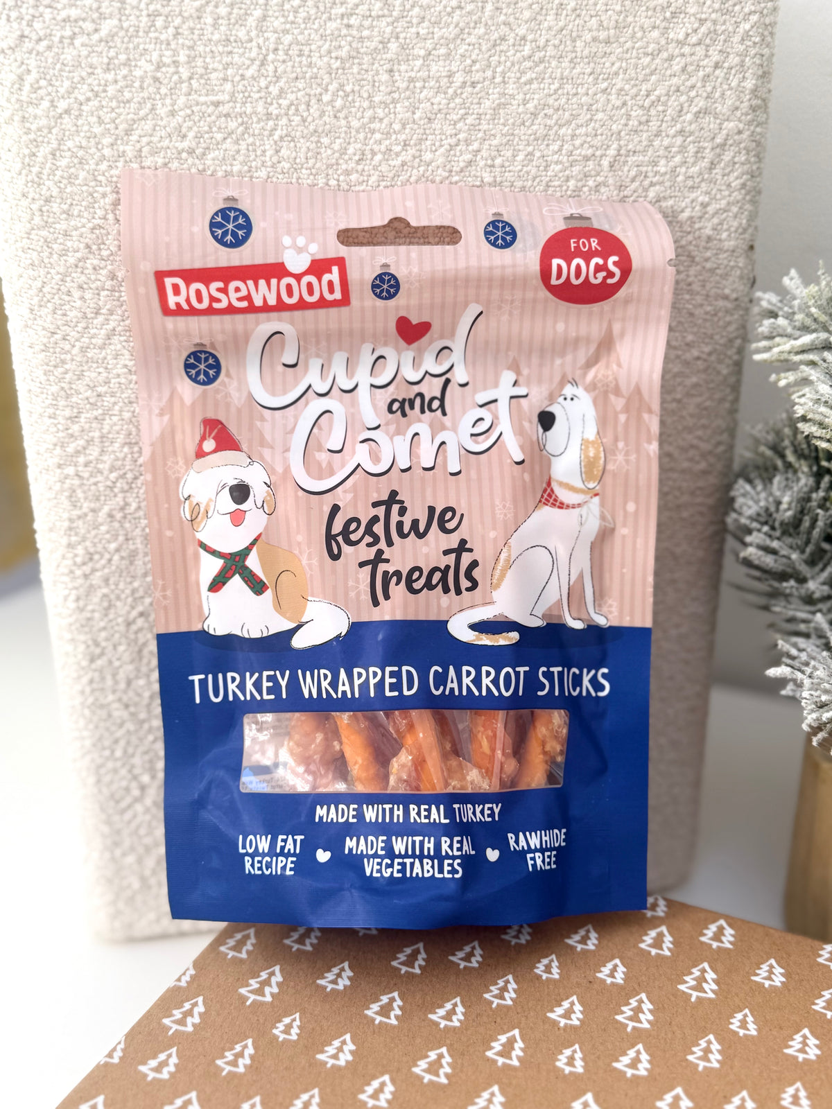 Turkey Wrapped Carrot Twists – 100g