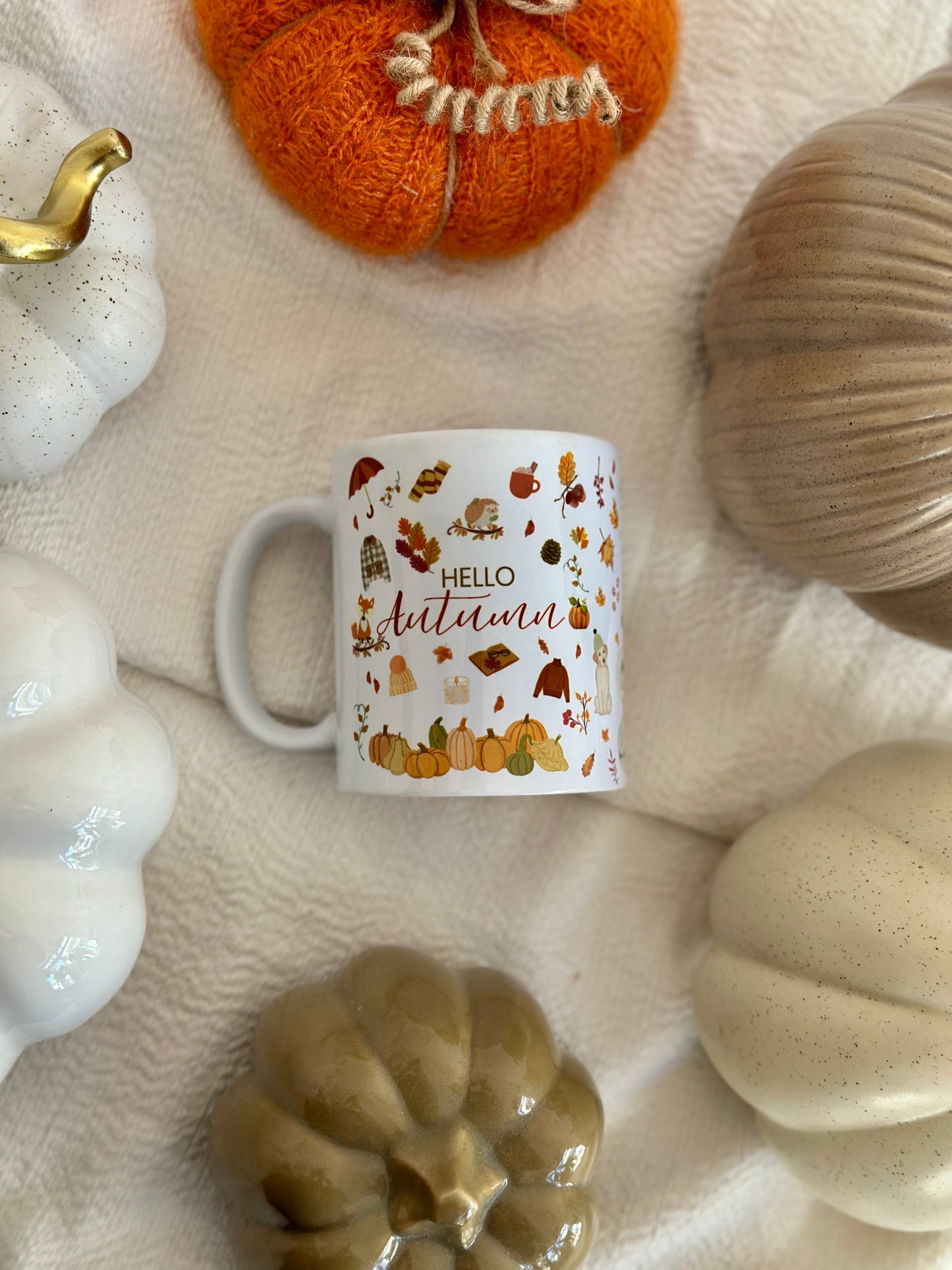 Autumn/Fall/Halloween mug - AUTUMN - Tail and Tropic mug for dog and cat moms