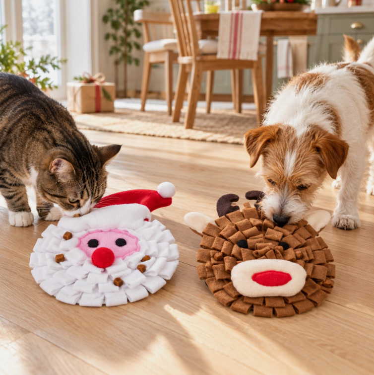Christmas Enrichment Snuffle Mat