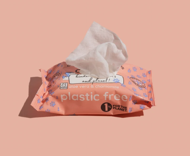 Adios Compostable Pet Wipes – 25 Pack