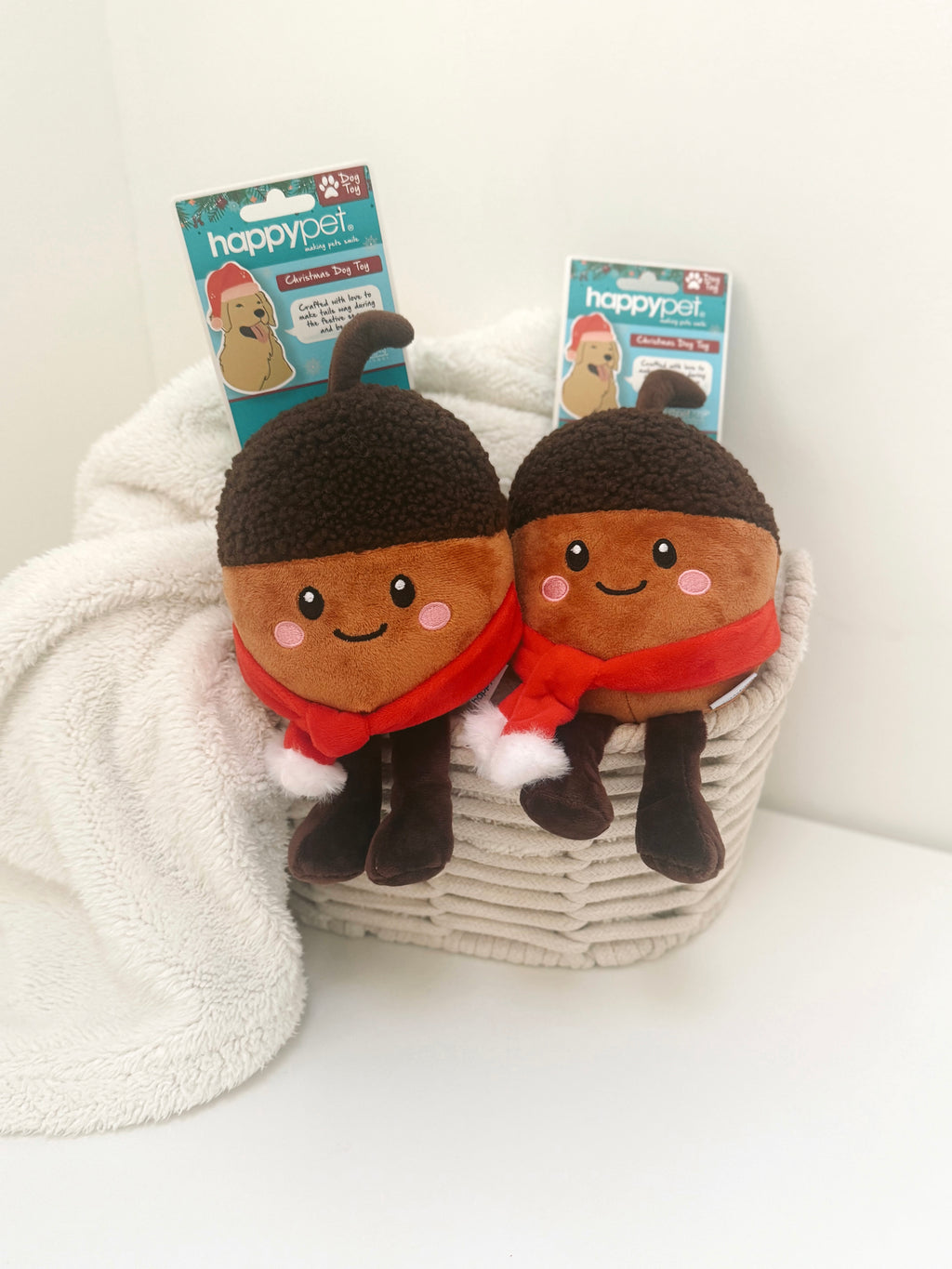 Christmas Chestnut Dog Toy