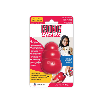 Classic Fillable Red KONG - Entertainment Tail and Tropic toys